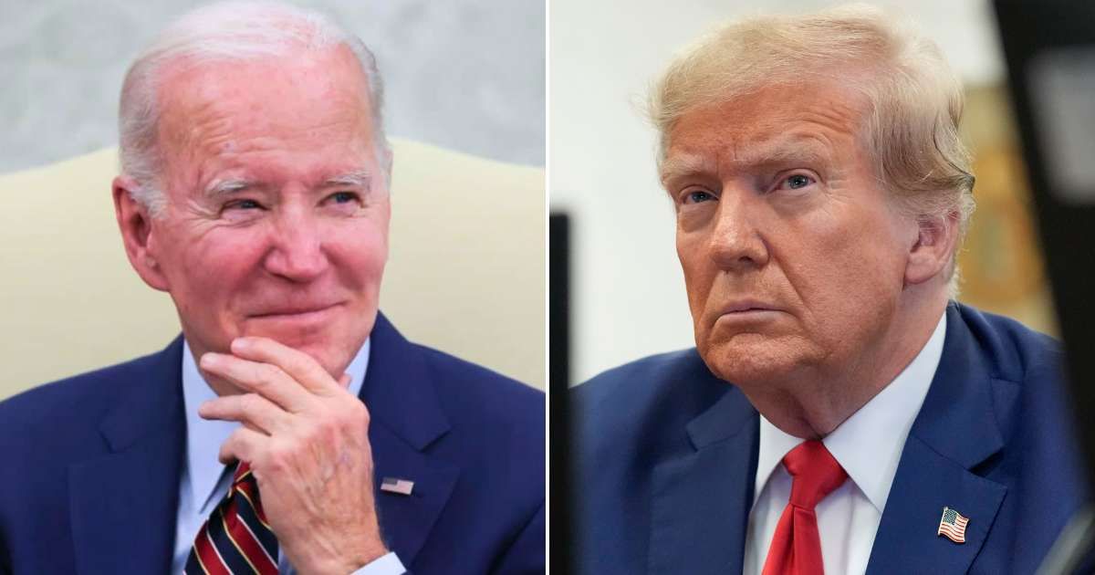 Joe Biden will face of against Donald Trump in a televised debate on June 27, 2024 (Getty Images)