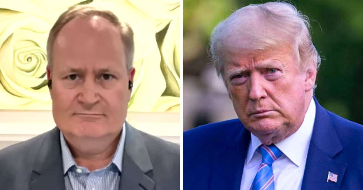 Tim O'Brien was asked about Donald Trump reportedly preparing for the debate (MSNBC; Getty Images)