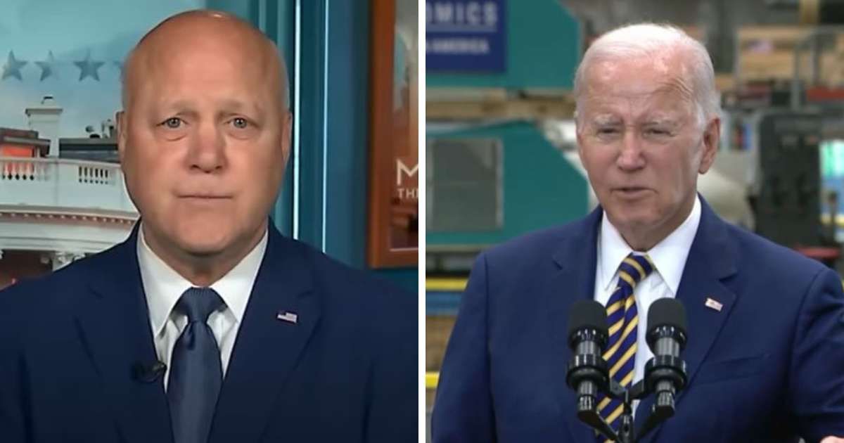 Mitch Landrieu has no clue why Latino voters are abandoning Joe Biden (NBC News, Getty Images)