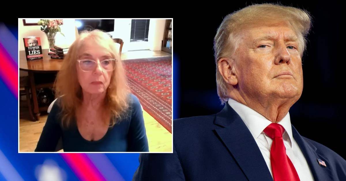 Barbara Res, the former vice president of the Trump Organization, recounted an eyebrow-raising anecdote involving Donald Trump and an offensive joke about 'Nazi ovens' (Getty Images, MSNBC/YouTube)