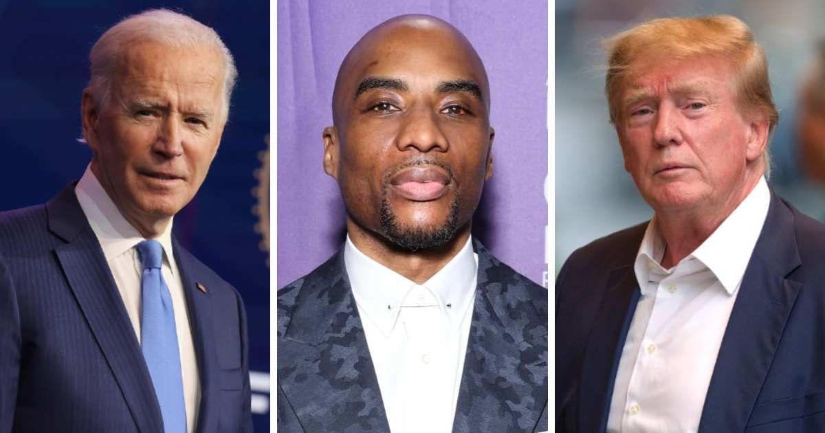 Charlamagne tha God discussed upcoming presidential debate between Joe Biden and Donald Trump on the June 21, 2024 episode of his podcast (Getty Images)