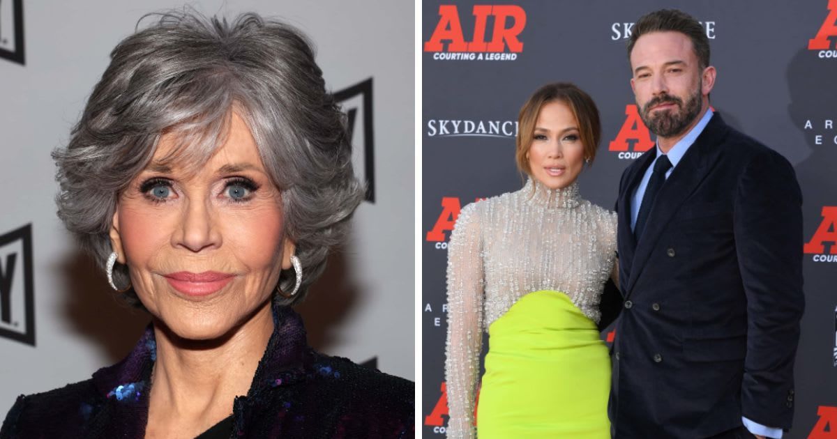 Jane Fonda cautioned Jennifer Lopez about showing her love story onscreen (Getty Images)