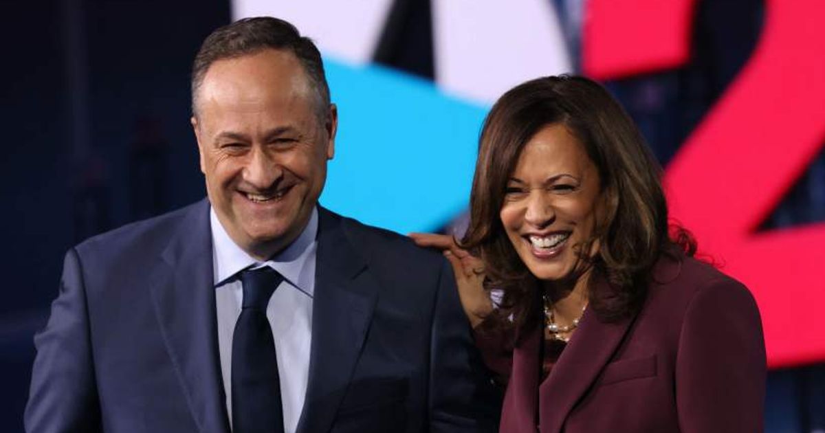 Kamala Harris' husband Doug Emhoff praised her during an interview (Getty Images)