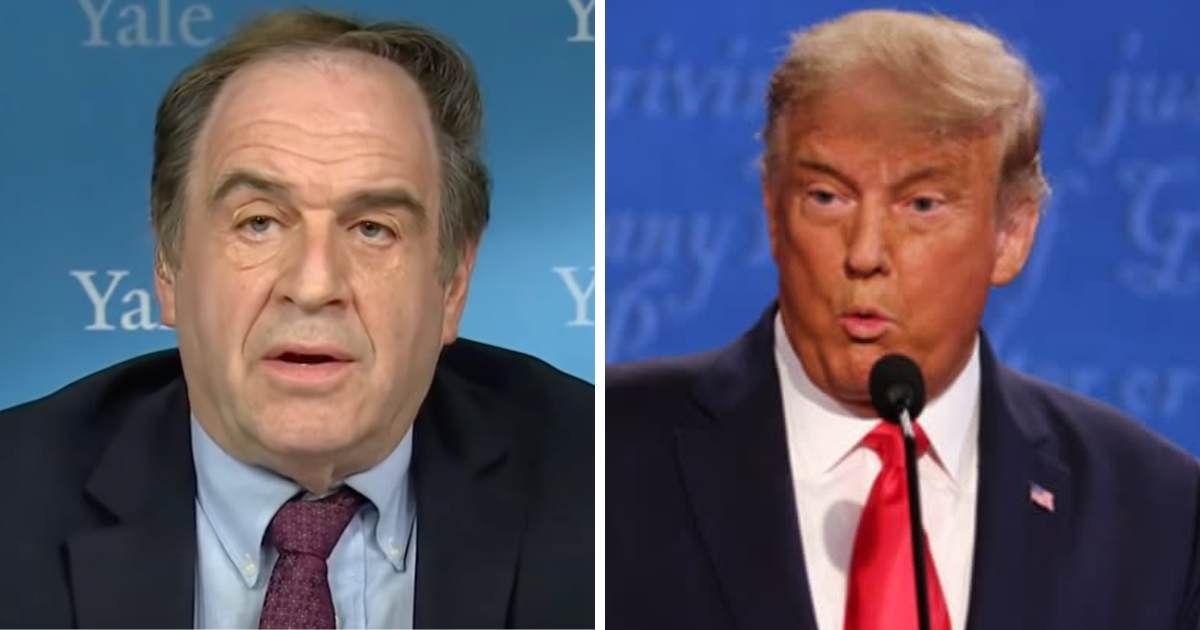 Jeffrey Sonnenfeld dismantles the notion that Trump is experiencing a resurgence of corporate backing (CNBC/YouTube, Getty Images)