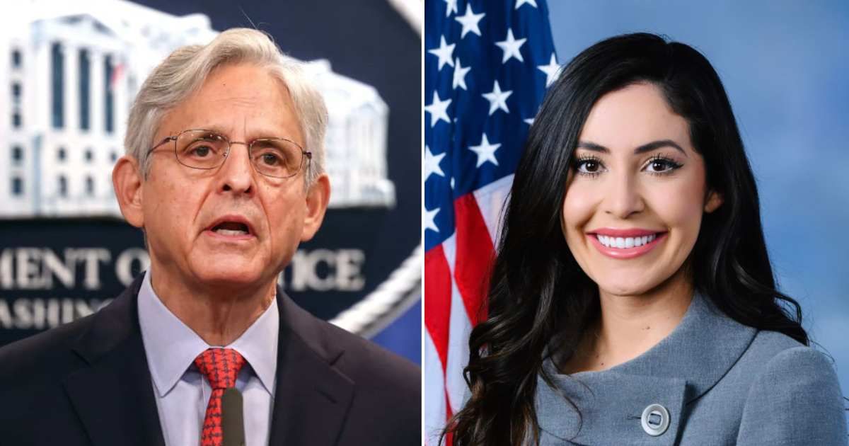 Republican Anna Paulina Luna is planning to force a vote to arrest Attorney General Merrick Garland following the DOJ's refusal to act against congressional contempt (Getty Images, luna.house.gov)