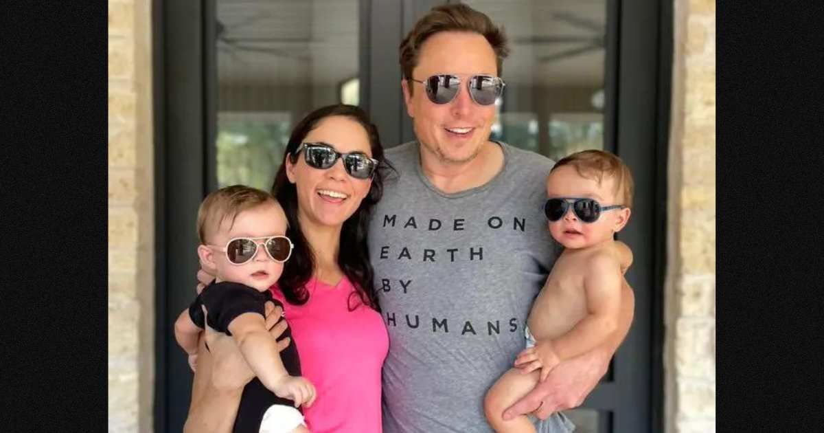 Elon Musk and Shivon ZIlis are proud parents to twins Strider and Azure, who were born in November 2021 (@shivon/X)