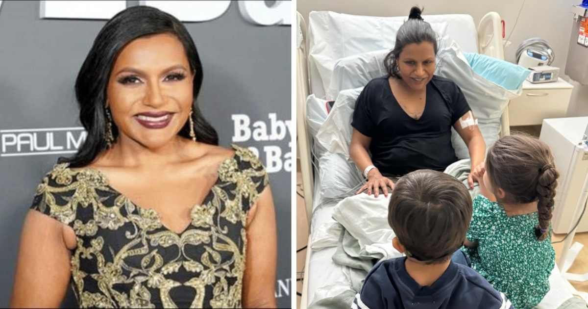 Mindy Kaling kept her third pregnancy a secret from her fans (Getty Images, @mindykaling/Instagram )
