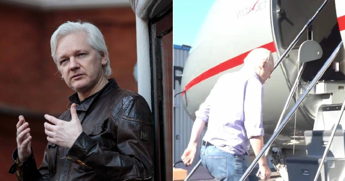 Julian Assange was released from Belmarsh prison and boarded a plane from Stansted airport (Getty Images, WikiLeaks/X)