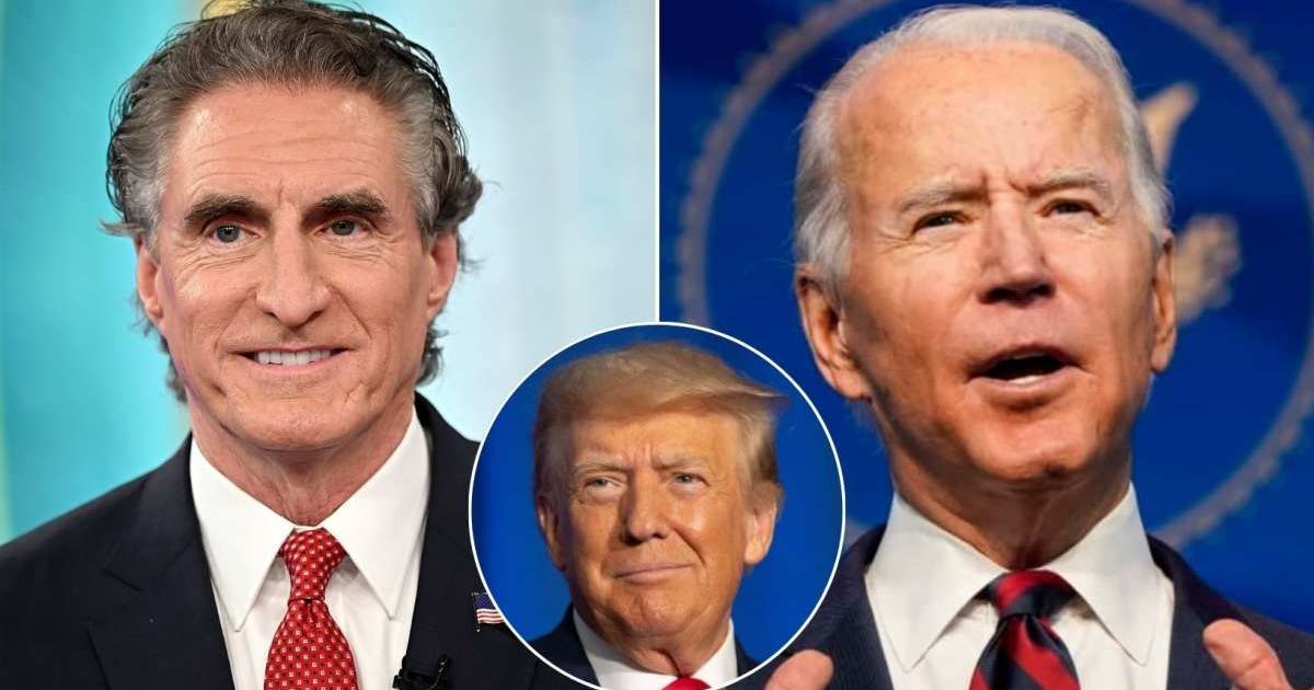 Trump VP contender Doug Burgum raised the possibility that Joe Biden tampered with the 2020 election (Getty Images)