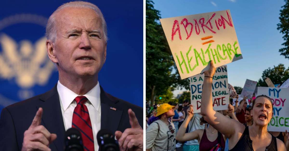 In a concise 45-second video, Joe Biden warned that the reversal of Roe v Wade is merely the beginning for the Republicans (Getty Images)