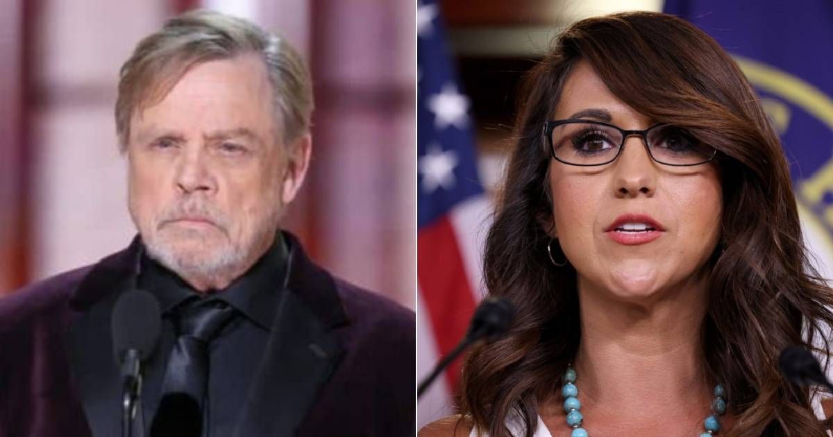 Mark Hamill trolled Colorado Representative Lauren Boebert on social media as the state's primary election nears (Getty Images)