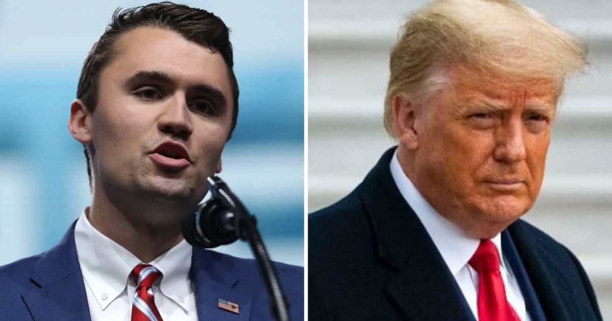 Charlie Kirk warned Donald Trump's claims that 2020 elections were stolen will backfire  (Getty Images)