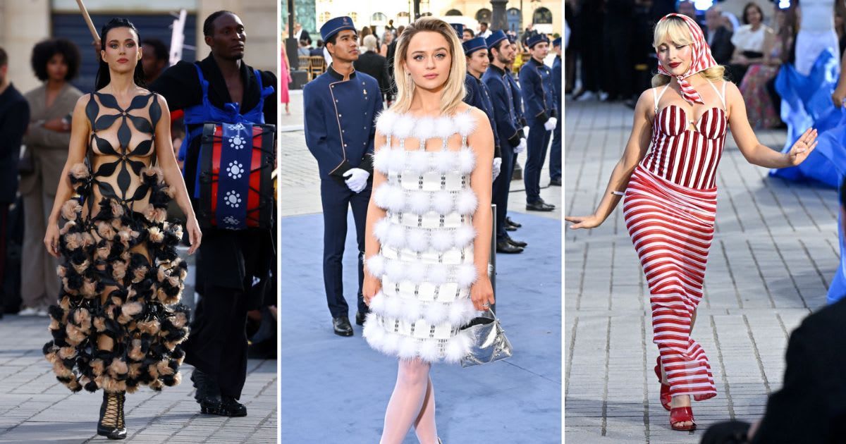 Katy Perry, Joey King and Sabrina Carpenter put their best fashion foot forward at Vogue World 2024 in Paris (Marc Piasecki/Getty Images for Vogue, Stephane Cardinale - Corbis/Corbis via Getty Images, and Getty Images)