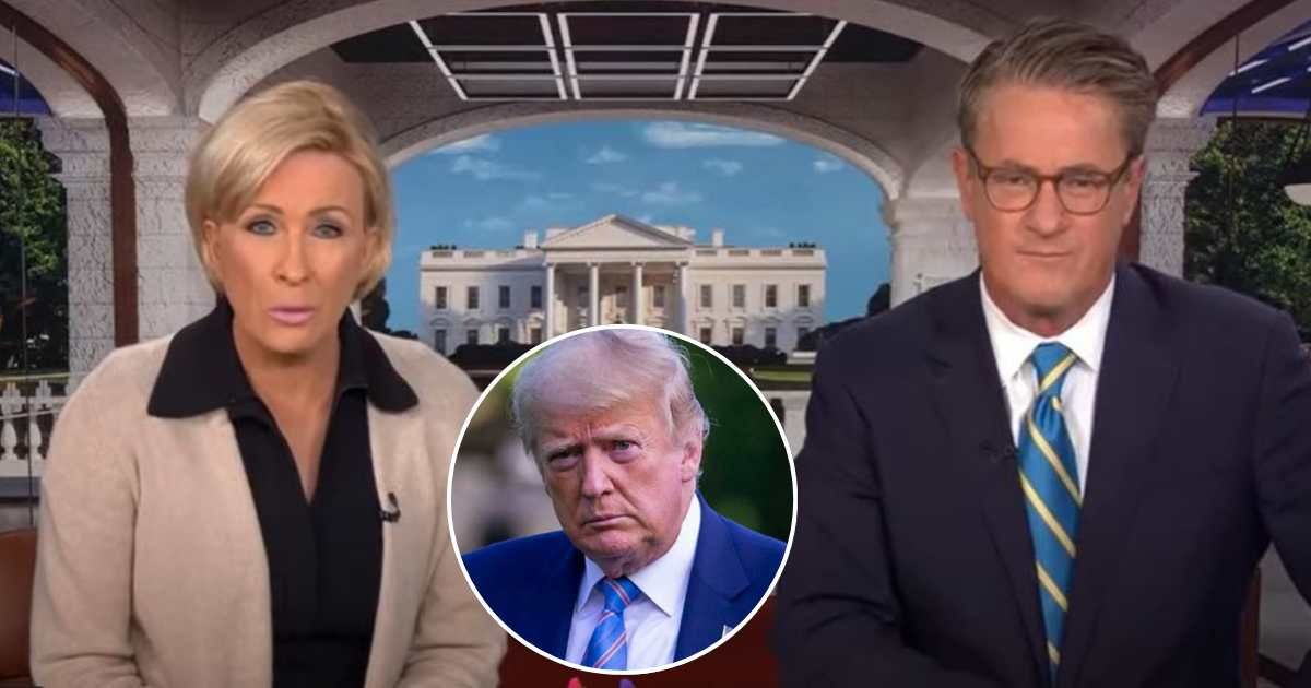 'Morning Joe' co-hosts Joe Scarborough and Mika Brzezinski went after Fox News for cutting Donald Trump's campaign speech (MSNBC, Getty Images)