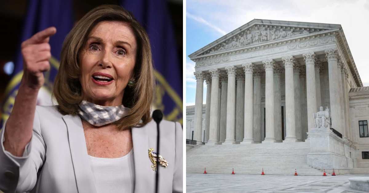 Nancy Pelosi further emphasized that justices are supposed to uphold the Constitution, not advocate for personal viewpoints (Getty Images)