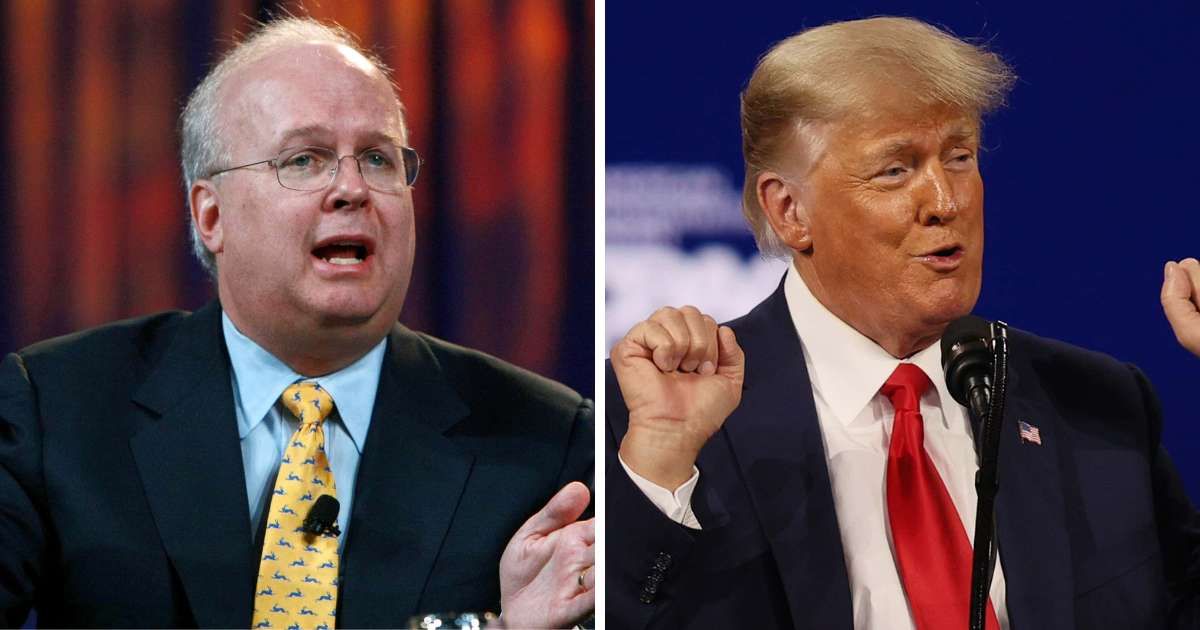 Karl Rove recently discussed the impact of Donald Trump's hush money conviction on election polls (Getty Images)