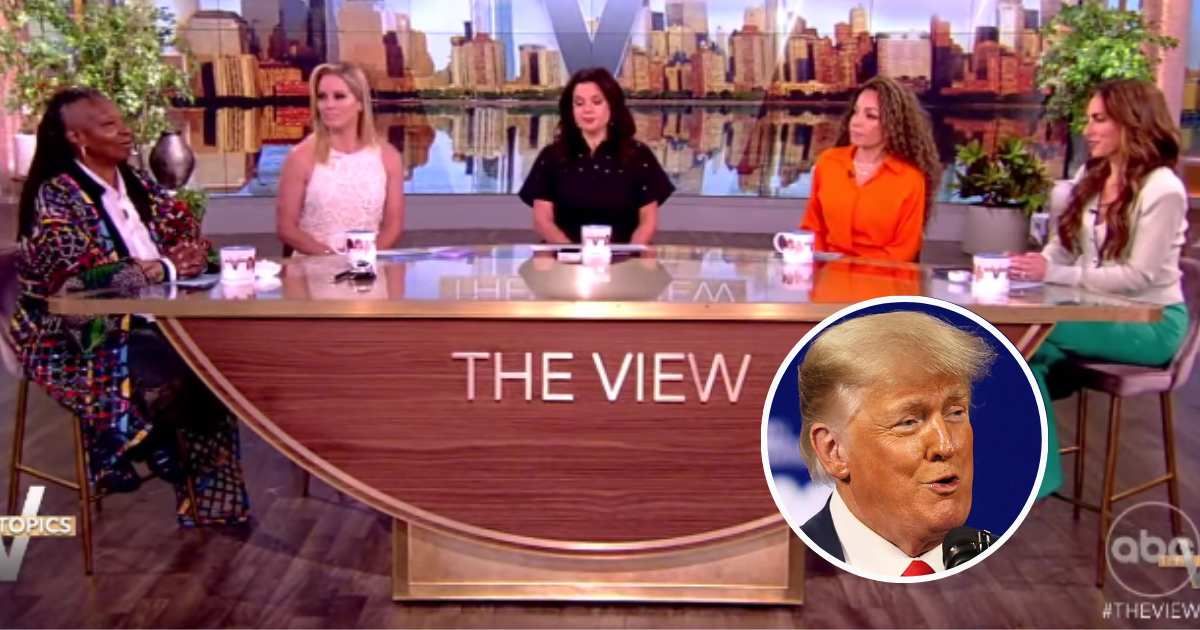 'The View' co-hosts came down heavily on Donald Trump's campaign team for alleging the presidential debate is 'rigged' (ABC)