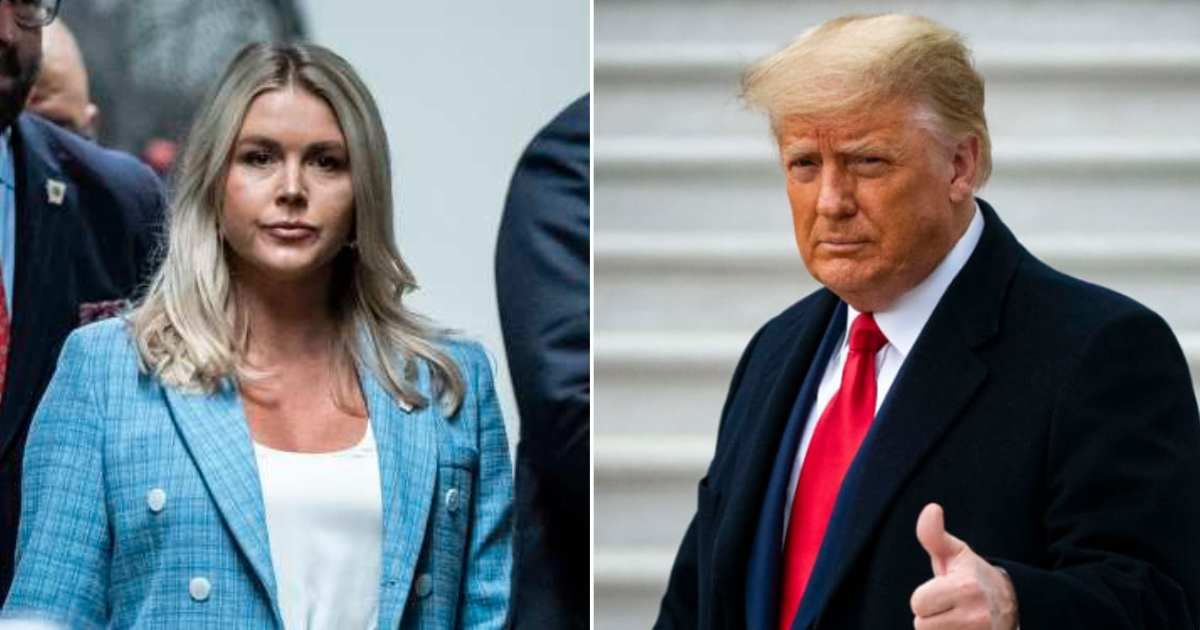 Donald Trump campaign's spokeswoman Karoline Leavitt claimed CNN is pushing lies against the former president (Getty Images)
