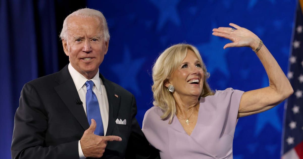 President Joe Biden and First Lady Jill Biden were accused of using their Delaware properties for quick cash (Getty Images)