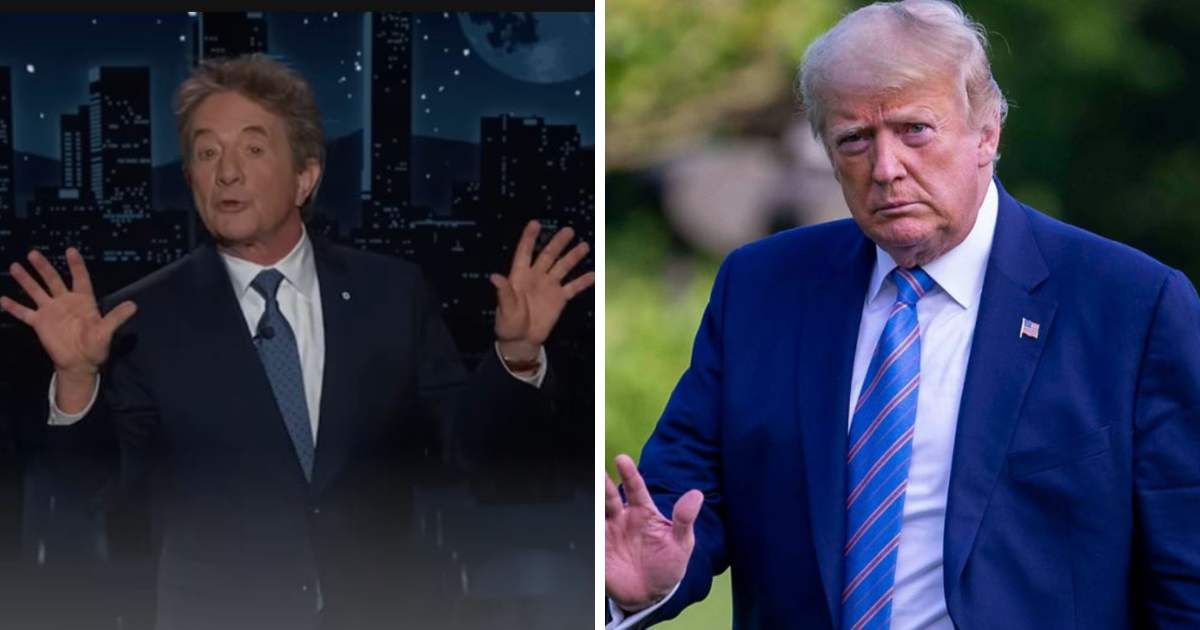 Martin Short, guest-hosting 'Jimmy Kimmel Live' this week, delivered sharp criticism aimed at Donald Trump (Jimmy Kimmel Live/Getty images)