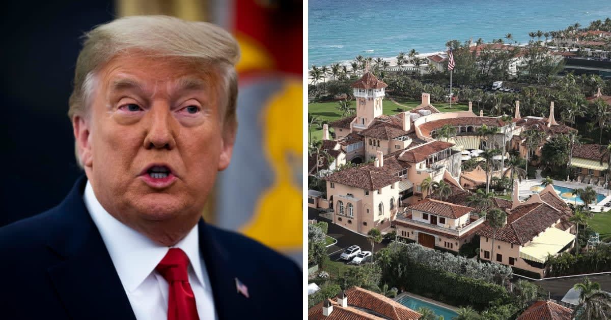 Donald Trump's legal team questioned the lawfullness of the FBI raid of Mar-a-Lago in August 2022 (Getty Images)