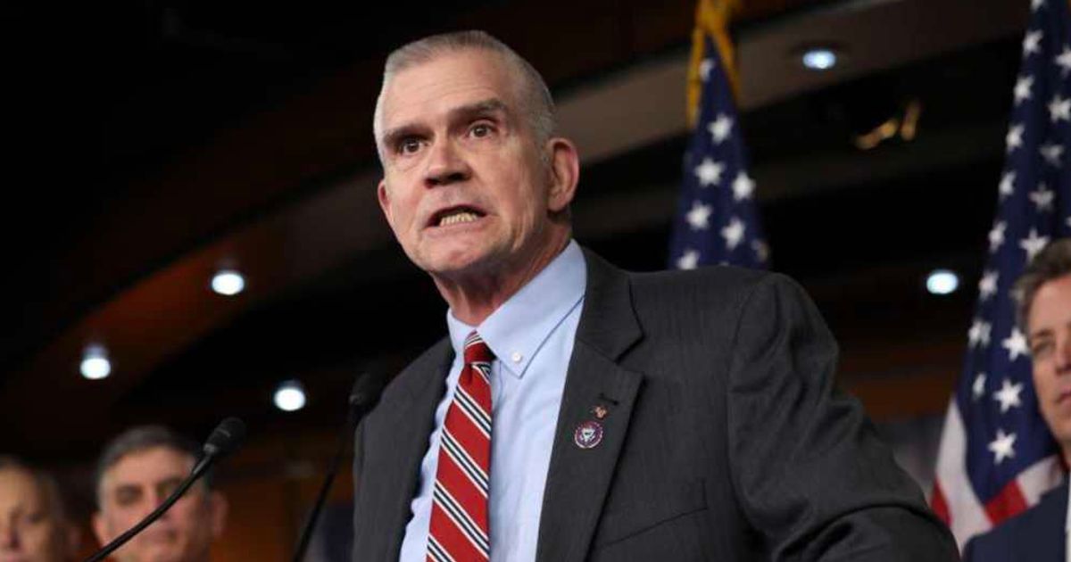 Rep Matt Rosendale stunned the internet after calling IVF 'morally wrong' (Kevin Dietsch/Getty Images)