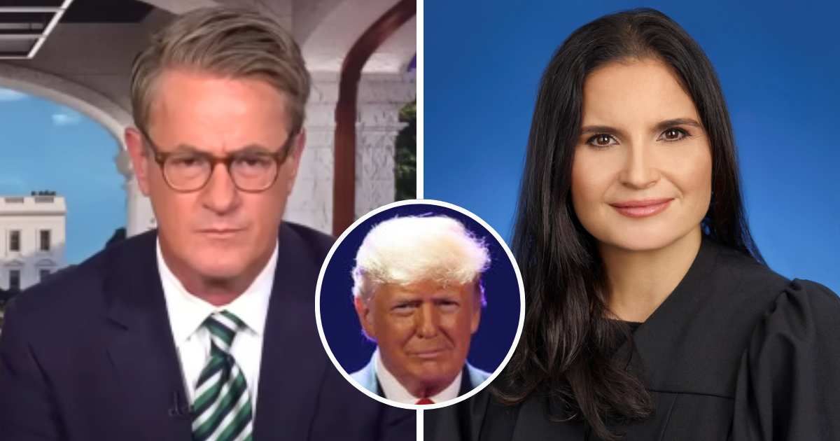 Joe Scarborough outraged at Judge Aileen Cannon's latest maneuvering in Donald Trump's classified documents case (MSNBC; Getty Images; Wikimedia Commons)