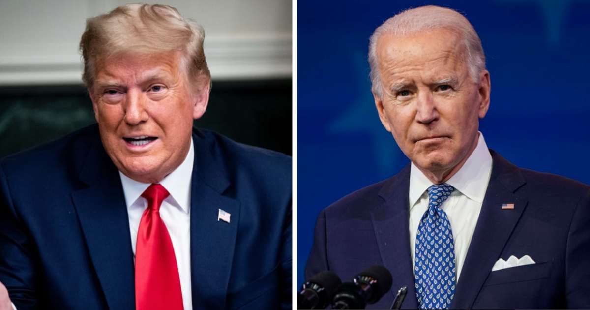Donald Trump and Joe Biden's support will be largely determined by their June 27 presidential debate performance (Getty Images)