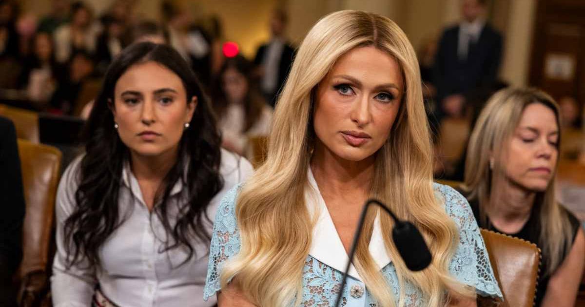Paris Hilton spoke out for changes to the child welfare system during her testimony on Capitol Hill on Wednesday, June 26 (Photo by Samuel Corum/Getty Images)