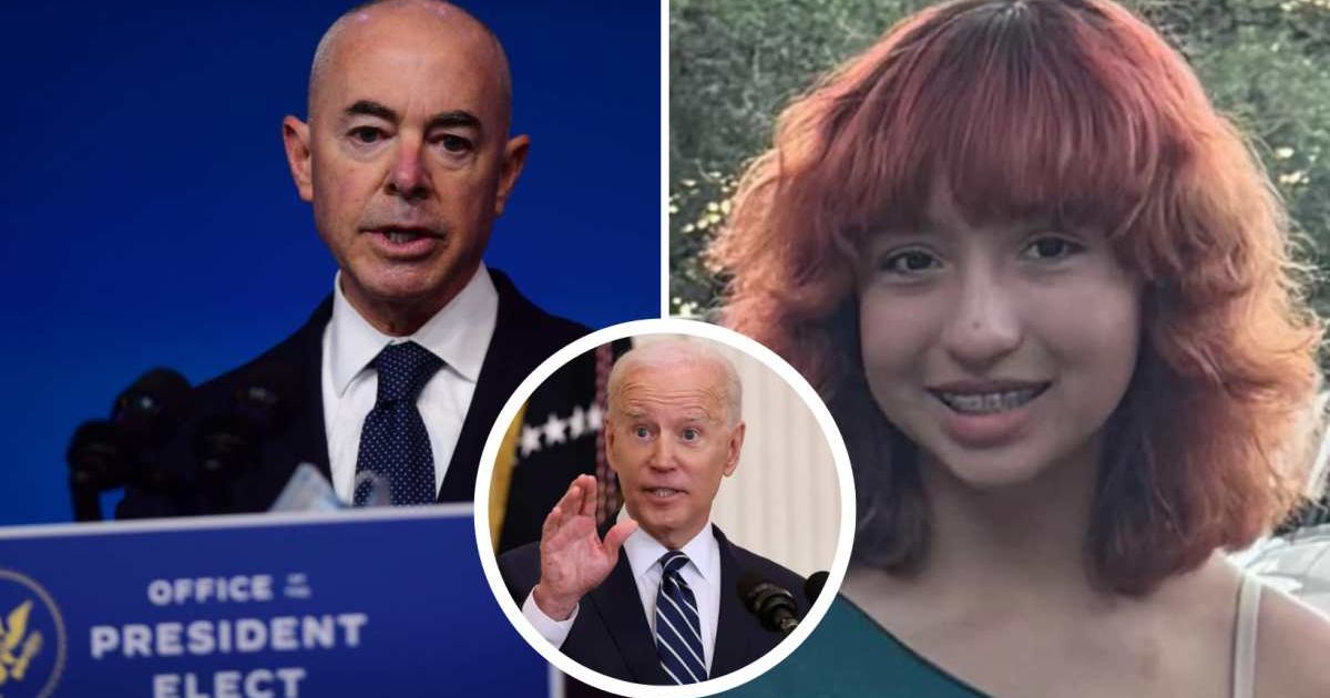 Alejandro Mayorkas dismissed attempts to blame Joe Biden’s border policy for the death of Jocelyn Nungaray (Getty Images, GoFundMe)