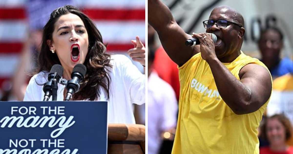 Representative Alexandria Ocasio-Cortez criticized the AIPAC for funding Rep Jamaal Bowman's defeat in the Democratic primary race (Steve Ferdman/GC Images)