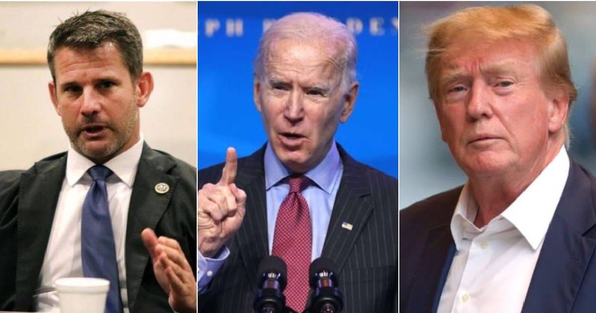 Adam Kinzinger, a former congressman, the most recent Republican to support Biden over Donald Trump (@adam_kinzinger/Instagram, Getty Images)