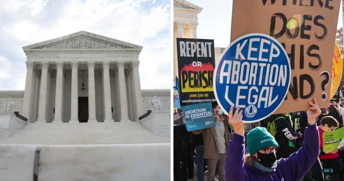 The US Supreme Court mistakenly posted and removed a ruling allowing emergency abortions in Idaho (Getty Images)