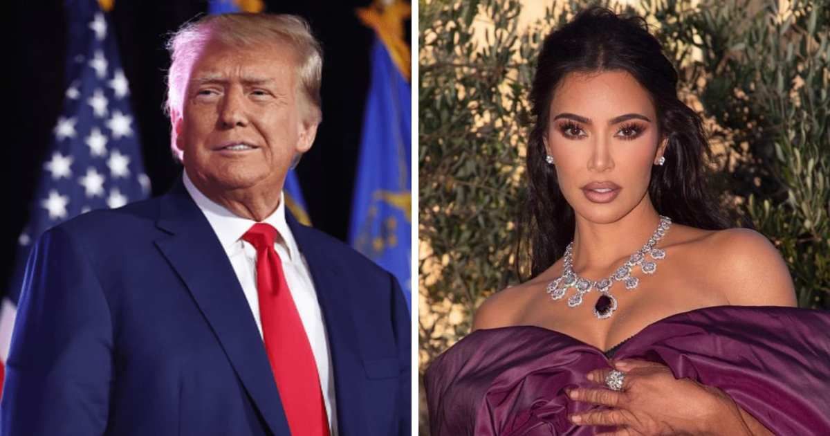 Donald Trump and Kim Kardashian worked together on prison reforms and criminal justice during his presidency (Getty Images)