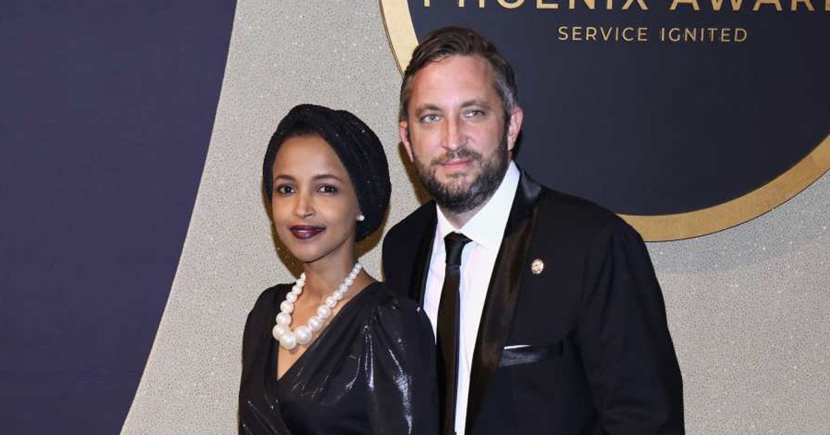 Ilhan Omar married political consultant Tim Mynett in 2020 just months after they were accused of having an affair (Jemal Countess/Getty Images)
