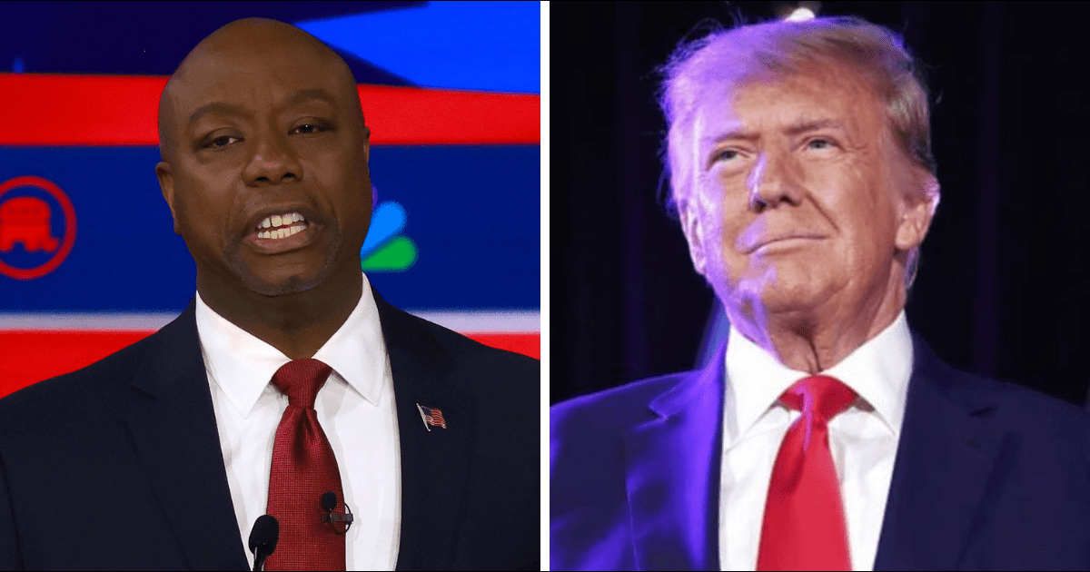 Tim Scott opened up on his relationship with Donald Trump (Getty Images)