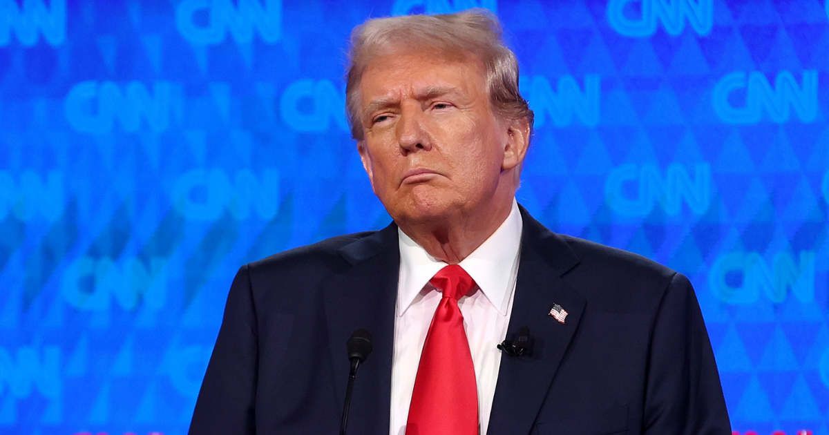 Donald Trump initially dodged questions on whether he would accept the results of the November elections (Justin Sullivan/Getty Images)