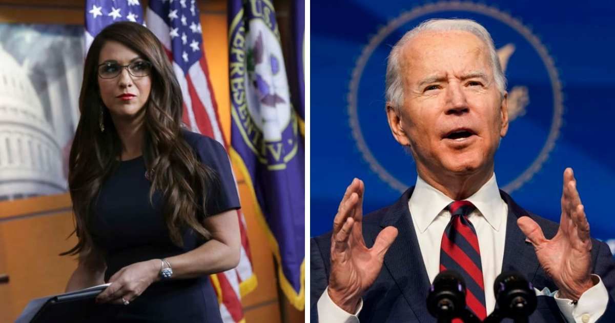 Lauren Boebert went after Joe Biden over his refusal to take a drug test before the debate (Getty Images)