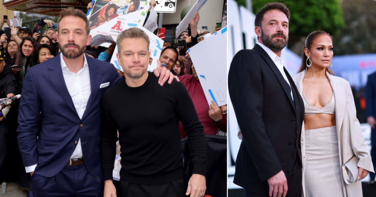 Matt Damon desperately trying to support Ben Affleck amid Jennifer Lopez divorce reports (Getty Images)
