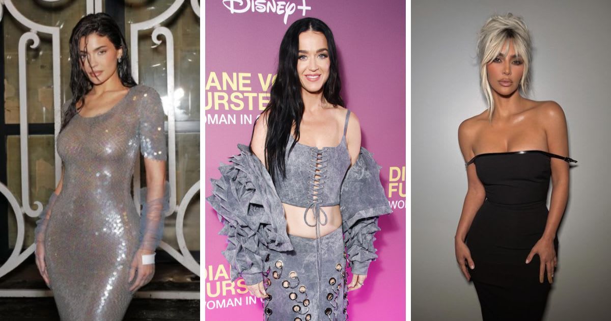 Katy Perry's fashion choices seem reminiscent of Kim Kardashian and Kylie Jenner's ensembles (Getty Images, Instagarm/@kyliejenner and @kimkardashian)