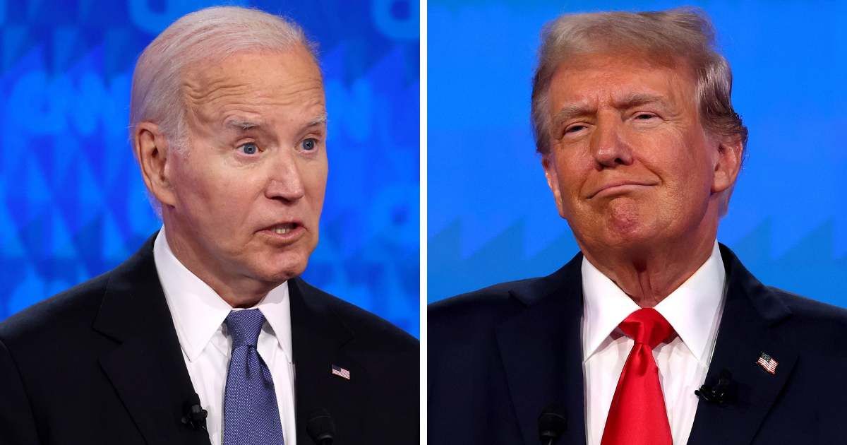 In the aftermath of the first presidential debate, President Joe Biden claimed he performed 'well' and dismissed reports saying he would drop out of the race following concerns among Democrats over Thursday's outing (Getty Images)