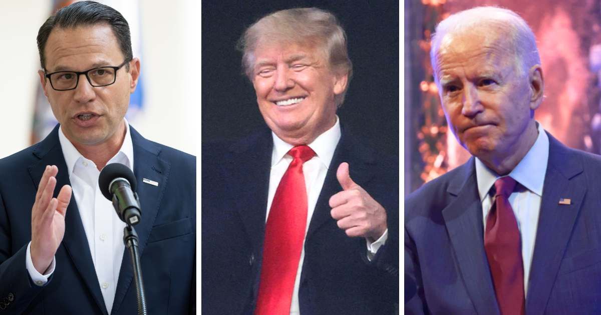 Josh Shapiro commented on the presidential debate where 67 percent of debate watchers felt Donald Trump won the argument compared to 33 percent who felt otherwise for Joe Biden (Getty Images)