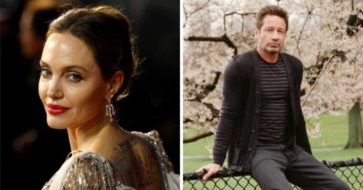 David Duchovny and Angelina Jolie starred together in 'Playing God' movie (Getty Images, @davidduchovny/Instagram)