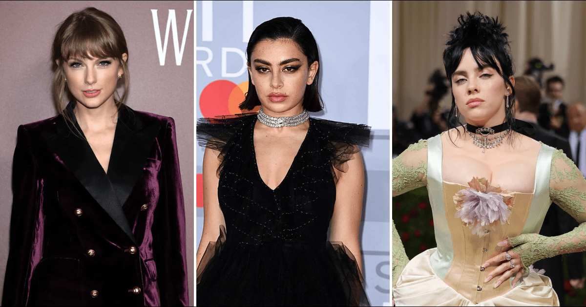 Critics accused Taylor Swift of hindering the careers of young pop rivals Charli XCX and Billie Eilish (Getty Images)