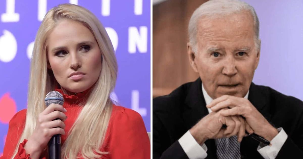 Conservative commentator Tomi Lahren criticized CNN for not helping President Biden during the presidential debate(Getty Images)