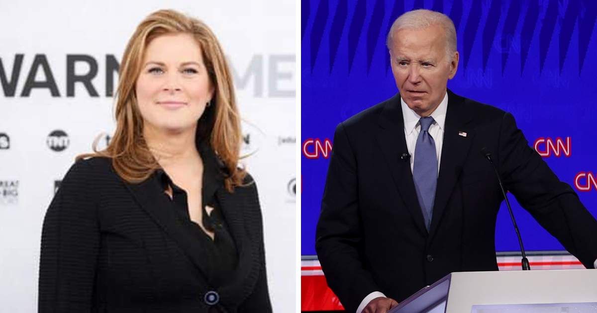 Erin Burnett's remarks sparked speculations that President Joe Biden was hand-fed the debate questions (Getty Images)