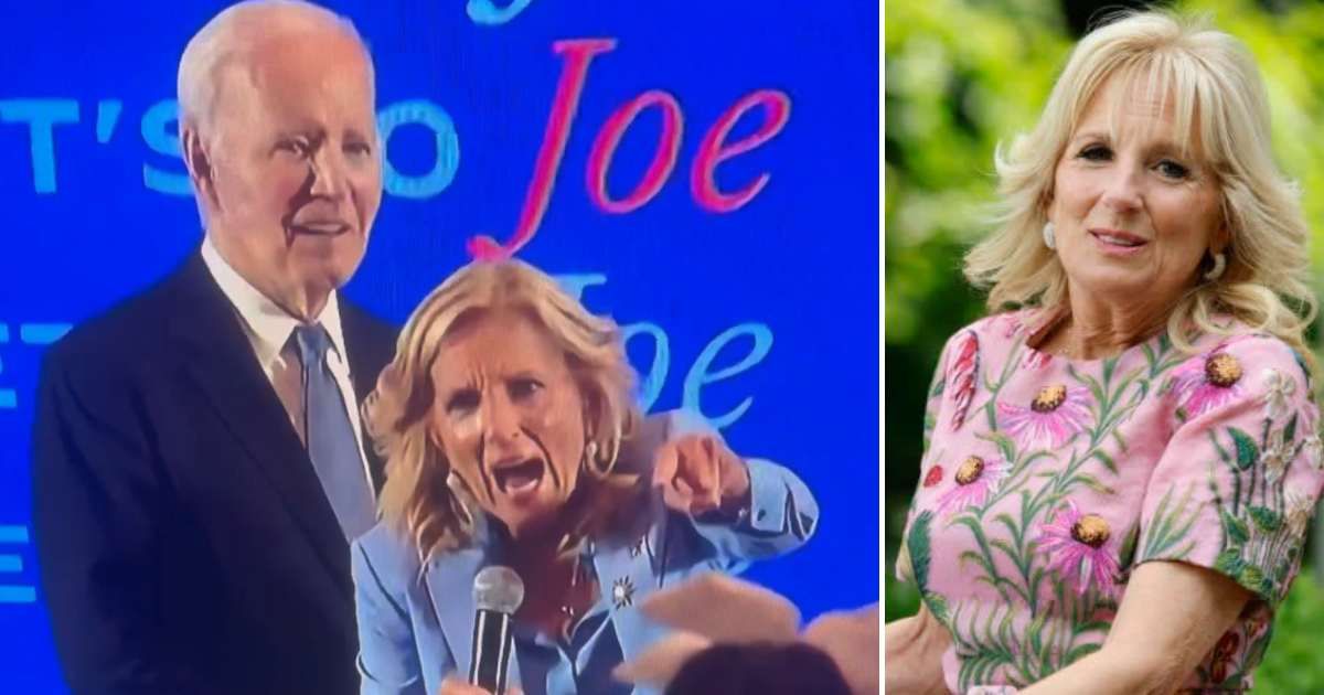 Jill Biden expressed confidence in Joe Biden's performance and his ability to lead the nation until 2028 (@BigFish3000/X, Getty Images)