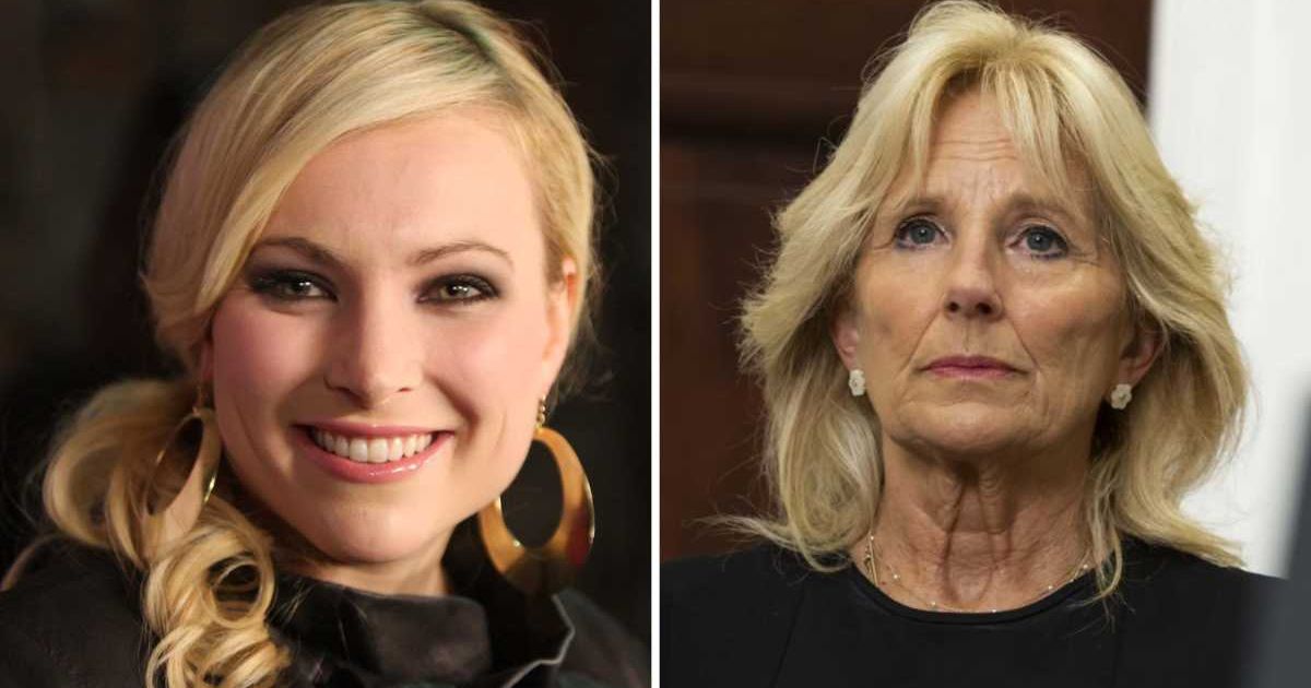 Meghan McCain buried for criticizing Jill Biden for Joe Biden's lackluster performance (Getty Images)