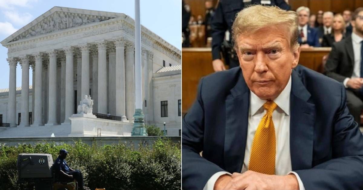 The Supreme Court ruled that the Justice Department's prosecution of over 350 rioters involved in the US Capitol breach was excessive, potentially impacting Donald Trump (Getty Images)
