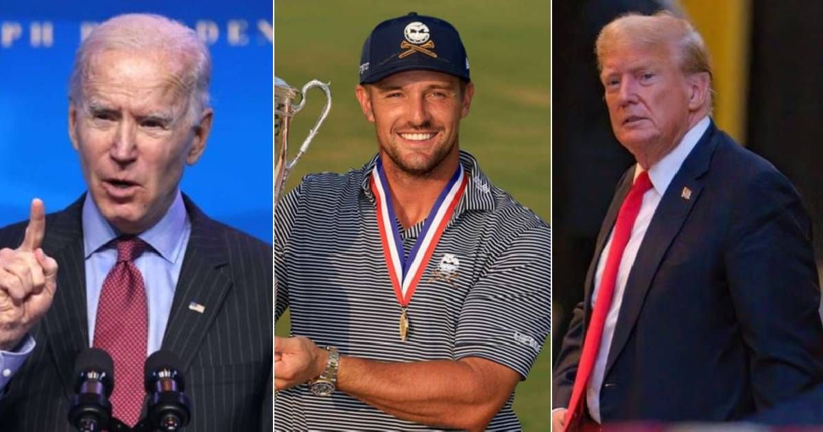 US Open champion Bryson DeChambeau is seeking to resolve the golf handicap debate between former President Donald Trump and Joe Biden (Getty Images)